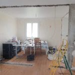 rénovation d’intérieur à Saint-Sulpice-de-Cognac - pendant travaux