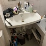 rénovation de salle de bain à Bordeaux - avant travaux