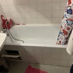 rénovation de salle de bain à Bordeaux - avant travaux baignoire
