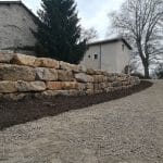 Enrichement - Travaux de terrassement et enrochement à Saint Maurice L'Exil