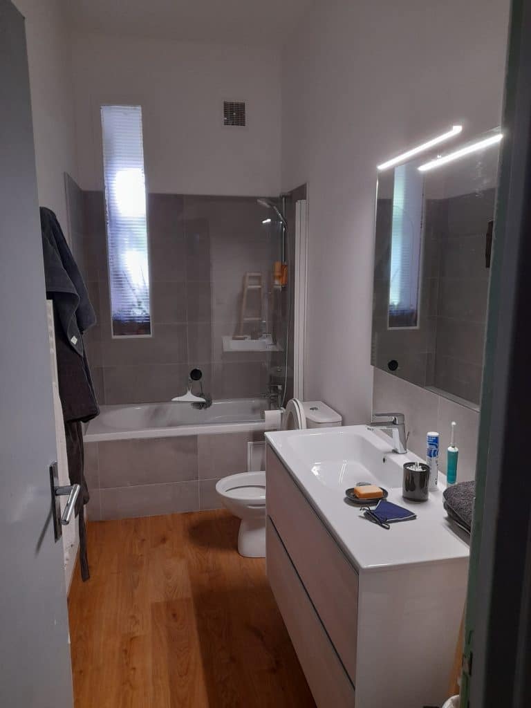 rénovation de salle de bain à Lille saint-Maurice - vue d'ensemble