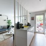 rénovation d'un appartement à Toulouse - cuisine et séjour