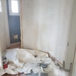 rénovation d'un appartement locatif à Lorient - pendant travaux