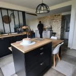 rénovation d'une maison à Pouilly - cuisine