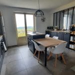 rénovation d'une maison à Pouilly - cuisine avec verrière