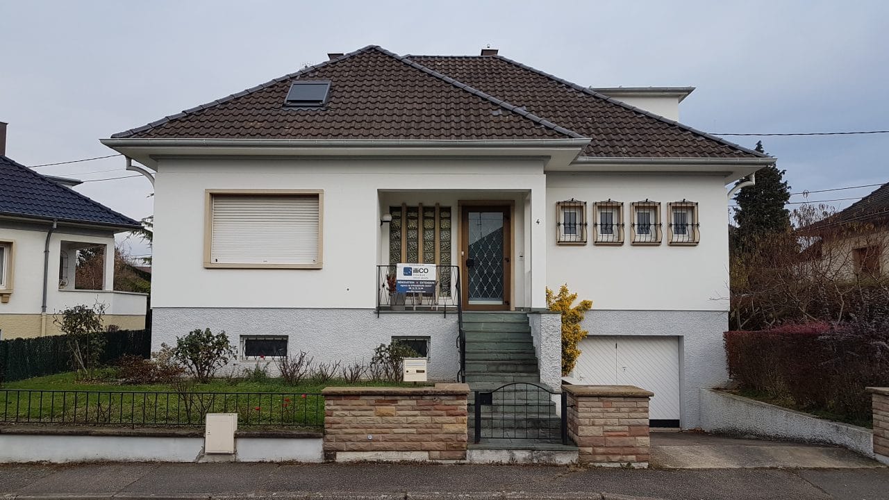 rénovation d'une maison de ville à Wolfisheim - avant travaux