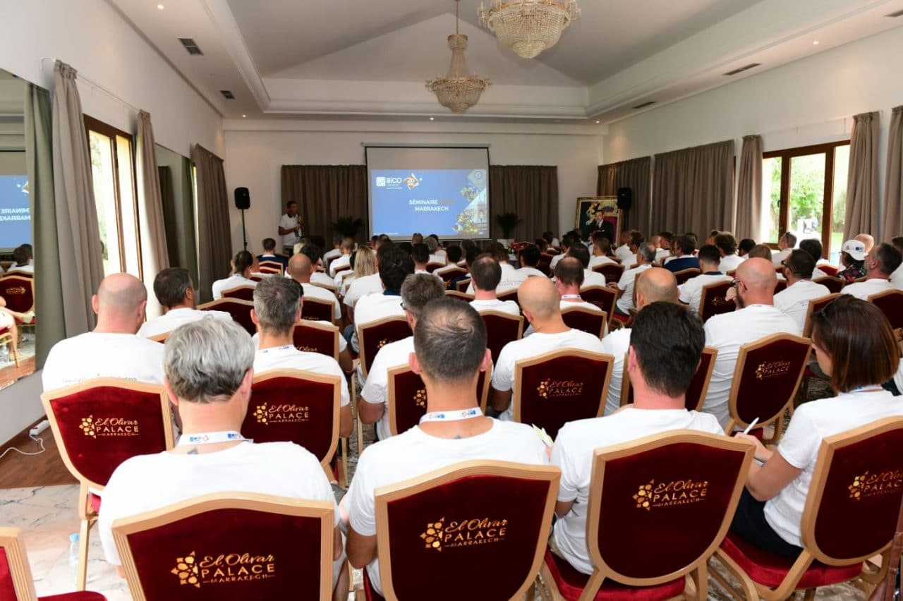 séminaire illiCO travaux 2021 à Marrakech - salle de conférence