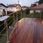 création d'une terrasse sur un balcon à Saint-Jean-de-Luz - terrasse en bois