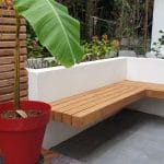 Banc en bois design - Création d'une terrasse à Saint-Jean-de-Luz par illiCO travaux