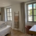 rénovation et aménagement d'un appartement à Avignon - chambre avec menuiserie