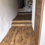 rénovation d'une maison à Cases-de-Pène - sol en parquet