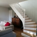 rénovation d'une maison à Veigné - escalier