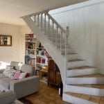 rénovation d'une maison à Veigné - escalier avant travaux de rénovation