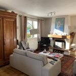 rénovation d'une maison à Veigné - séjour avant travaux de rénovation