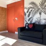 Chambre avec canapé - Rénovation d'une maison de ville à Avignon pour créer une colocation