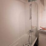rénovation d'une salle de bain à Rouen - installation baignoire et faïence
