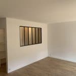 rénovation complète d'un appartement à Rueil Malmaison - pièce de vie avec verrière intérieure