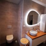 rénovation d'une salle de bain à Brive-la-Gaillarde - meuble vasque avec WC