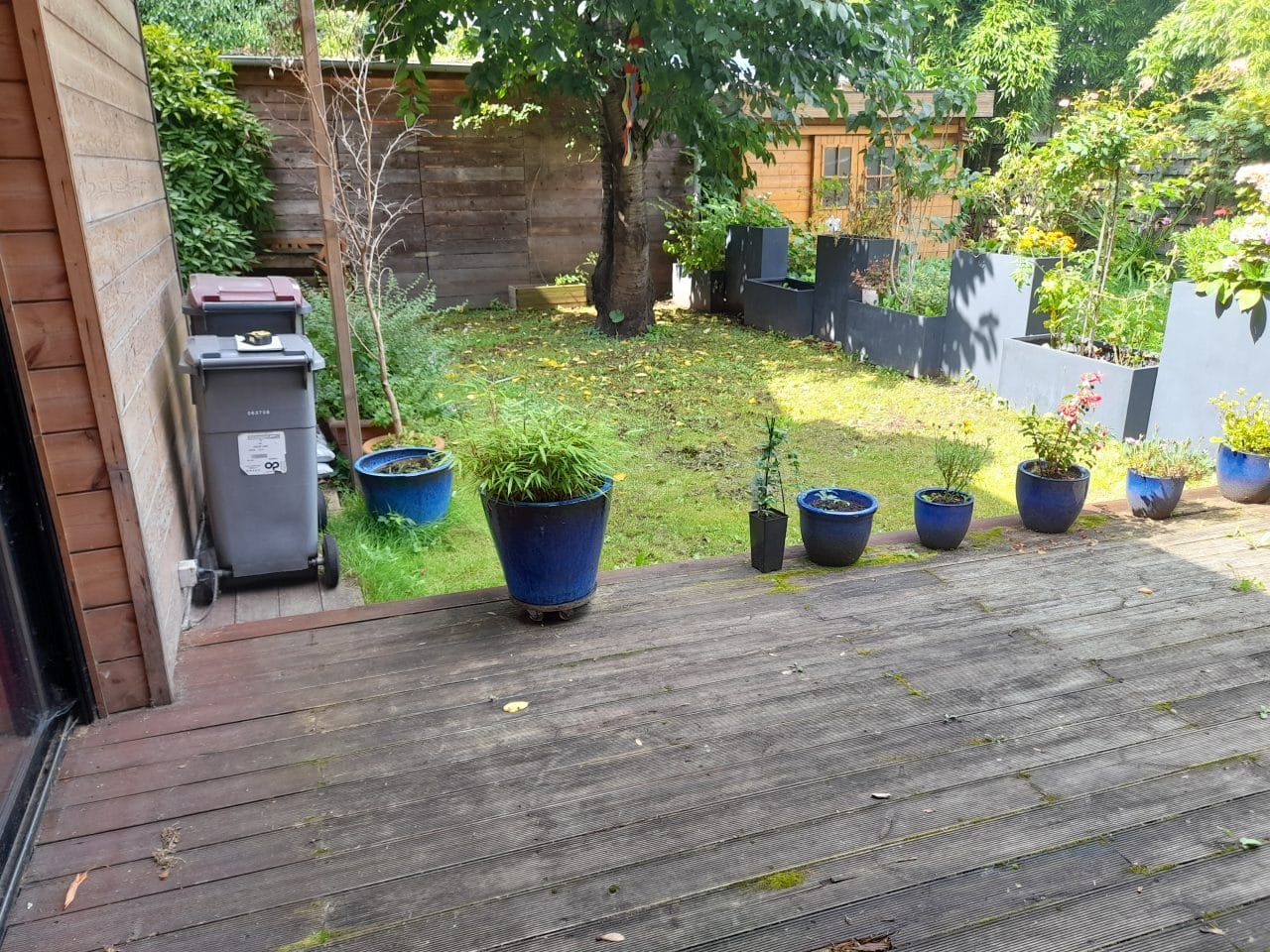 rénovation d'une terrasse à Lille - avant travaux de rénovation