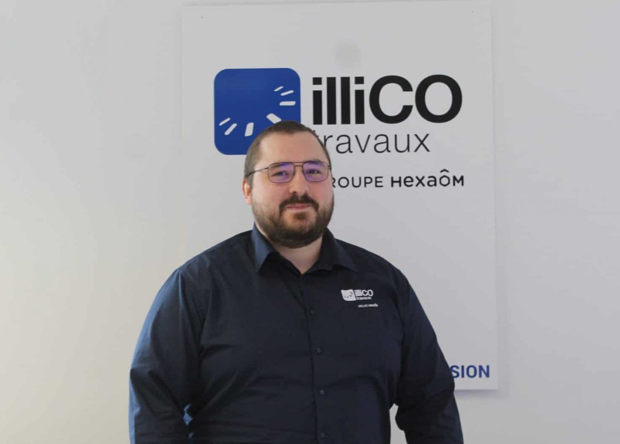 Matthieu Kost responsable de l'agence locale illiCO travaux Chaumont