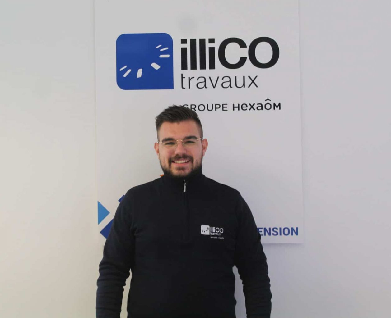 Mikaël Fouillade responsable de l'agence locale illiCO travaux Montargis