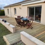 aménagements d'extérieur d'une maison à Moulidars - terrasse