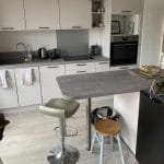 Cuisine aménagée - Rénovation partielle d'un appartement à Bordeaux