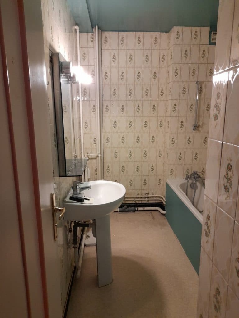 Ancienne salle de bain - Rénovation partielle d'un appartement à Lille
