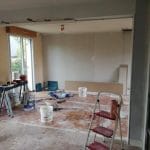 rénovation partielle d'une maison à Vitré - pendant travaux de rénovation