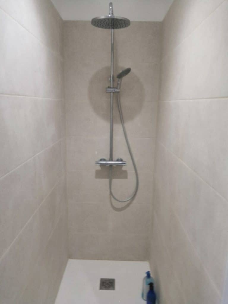 Nouvelle douche - Rénovation d'une salle de bain à Mérignac