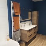 rénovation d'une salle de bain à Niort - meuble vasques