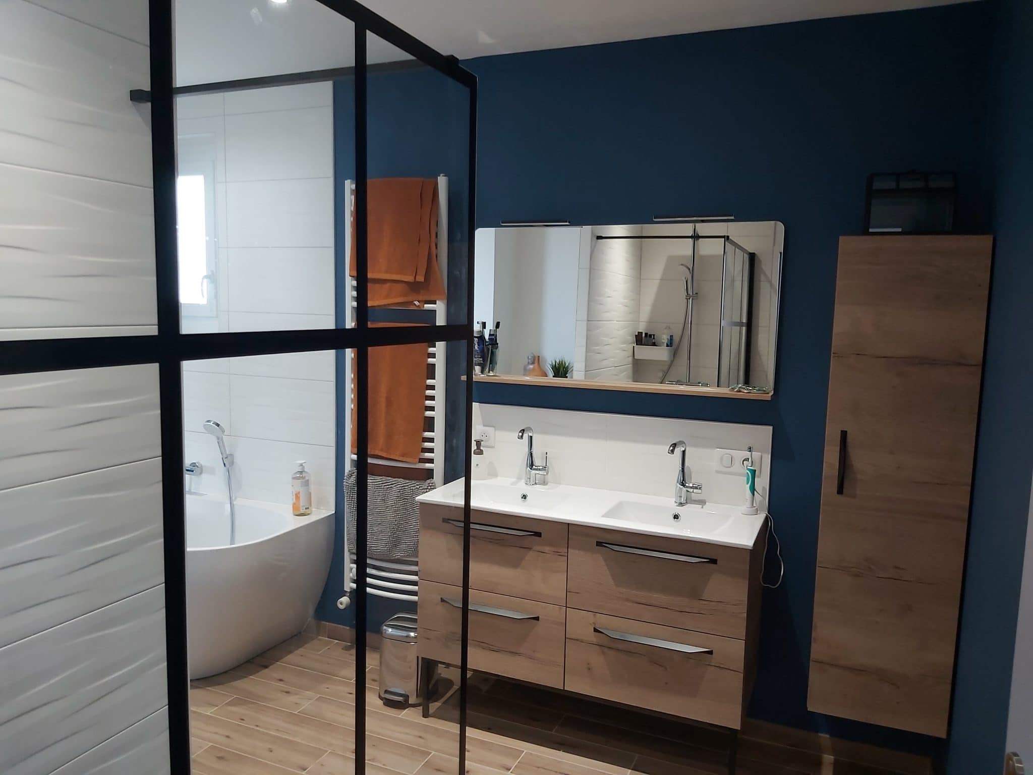 rénovation d'une salle de bain à Niort - vue d'ensemble