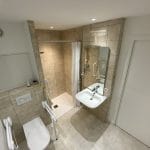 rénovation d'une salle de bain PMR à Eybens - douche