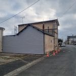 isolation d'une maison à Niort - pendant travaux de rénovation pose du bardage en bois