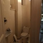 rénovation d'un WC à Lyon - avant travaux de rénovation