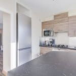 Cuisine aménagée - Rénovation d'un appartement au Mans en vue d'une colocation