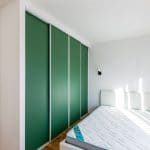 3e chambre avec placard intégré - Rénovation d'un appartement à Saint Etienne en vue de sa mise en colocation
