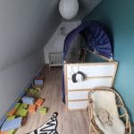 rénovation d'un étage d'une maison à Porspoder - chambre de bébé