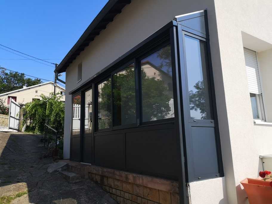 rénovation extérieure d'une maison à La Mulatière - véranda