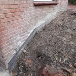 rénovation d'extérieurs à Lambersart - drain et membrane étanchéité au murs