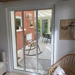 Baie vitrée sur véranda - Rénovation intérieure d'une maison à Niort