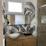 Vasque avec miroir - Rénovation intérieure d'une maison à Niort