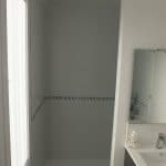 rénovation d'une maison à Châtellerault - salle de bain douche et meuble vasque