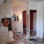 rénovation d'une salle de bain à Lambersart - pendant travaux de rénovation