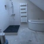 En cours de travaux - Rénovation d'une salle de bain à Villenave d'Ornon