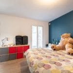 Chambre aménagée - Rénovation d'un appartement T2 à Montpellier