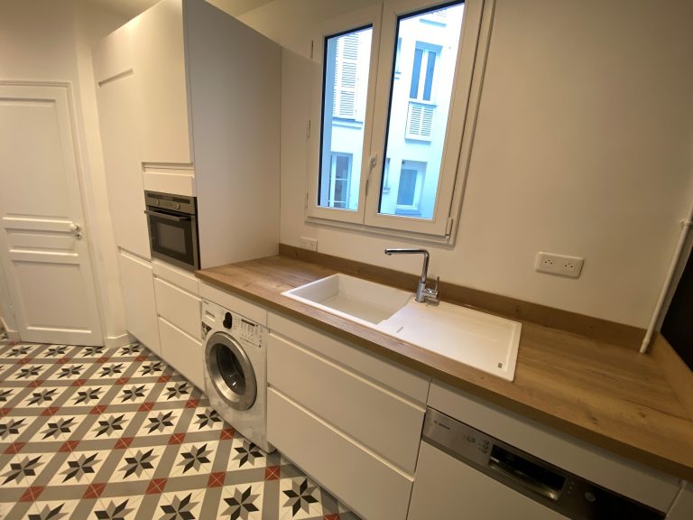 Rénovation d’une cuisine dans le 11e arrondissement de Paris (75)