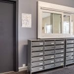 rénovation d'une local professionnel à Kilstett - rangement et fenêtre