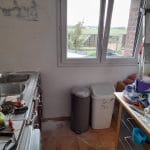 rénovation de la plomberie d'une cuisine à Toufflers - avant travaux de rénovation