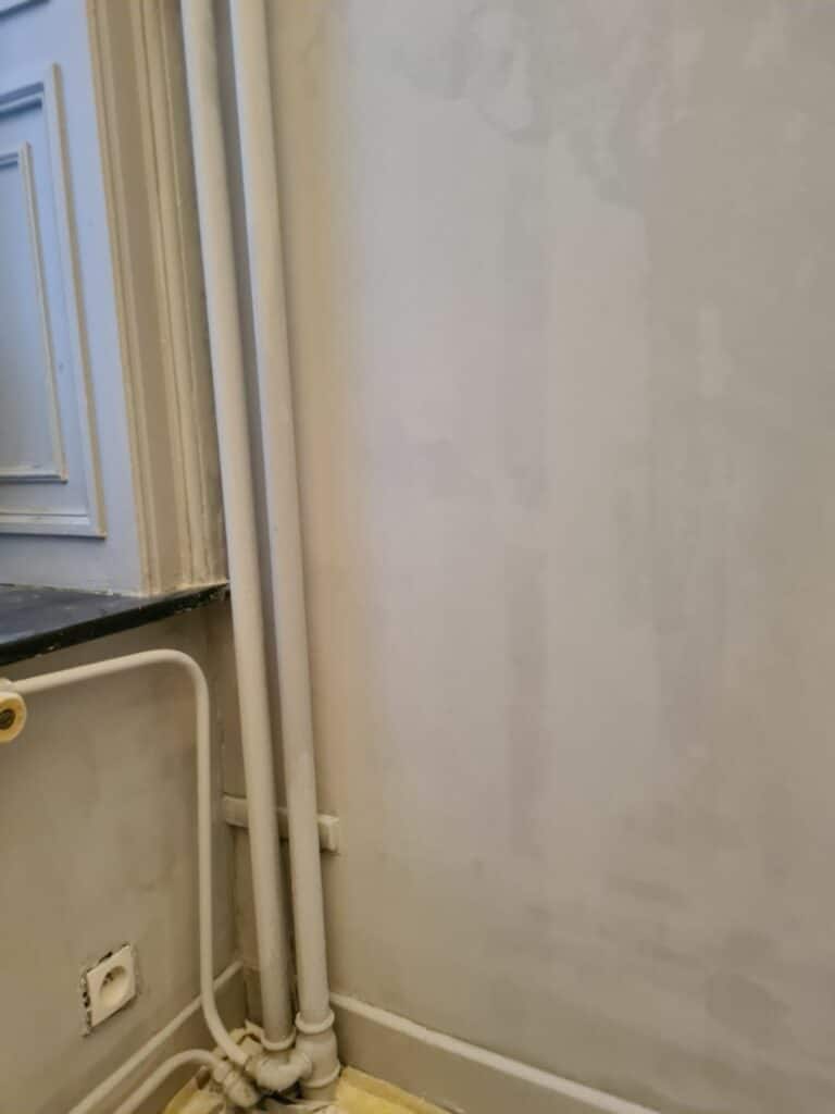 petit travaux de rénovation à Lille suite à un dégât des eaux - après travaux peinture